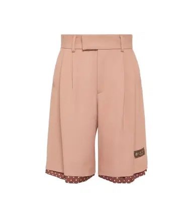 Amiri Layered polka-dot high-rise shorts | Thumbnail 1 Amiri Layered polka-dot high-rise shorts | Thumbnail 1
