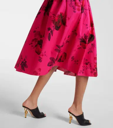 Erdem Floral cotton faille midi dress | Thumbnail 5 Erdem Floral cotton faille midi dress | Thumbnail 5