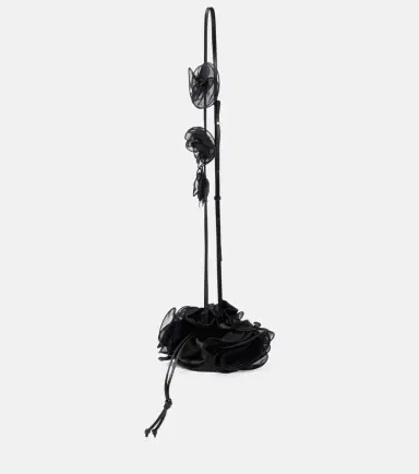 Magda Butrym Magda Small floral-appliqué silk bucket bag | Thumbnail 2 Magda Butrym Magda Small floral-appliqué silk bucket bag | Thumbnail 2