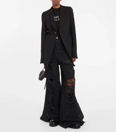 Vetements Distressed wide-leg jeans | Thumbnail 3 Vetements Distressed wide-leg jeans | Thumbnail 3