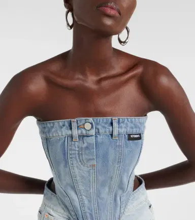 Vetements Cotton denim corset | Thumbnail 3 Vetements Cotton denim corset | Thumbnail 3