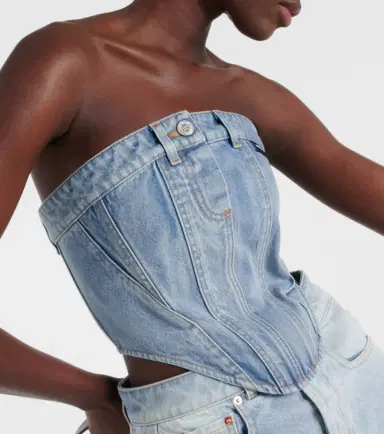 Vetements Cotton denim corset | Thumbnail 4 Vetements Cotton denim corset | Thumbnail 4