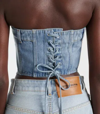 Vetements Cotton denim corset | Thumbnail 5 Vetements Cotton denim corset | Thumbnail 5