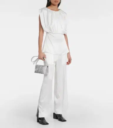 Jil Sander Satin straight pants | Thumbnail 5 Jil Sander Satin straight pants | Thumbnail 5