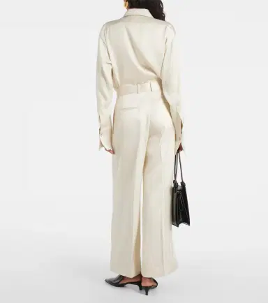 Jil Sander Satin wide-leg pants | Thumbnail 4 Jil Sander Satin wide-leg pants | Thumbnail 4