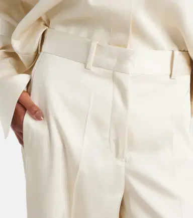 Jil Sander Satin wide-leg pants | Thumbnail 6 Jil Sander Satin wide-leg pants | Thumbnail 6