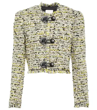 Isabel Marant Gradilia cropped wool-blend jacket | Thumbnail 1 Isabel Marant Gradilia cropped wool-blend jacket | Thumbnail 1