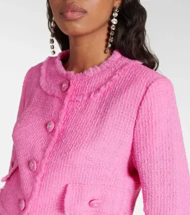 Dolce & Gabbana Cropped wool-blend tweed jacket | Thumbnail 5 Dolce & Gabbana Cropped wool-blend tweed jacket | Thumbnail 5