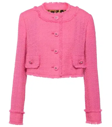 Dolce & Gabbana Cropped wool-blend tweed jacket | Thumbnail 1 Dolce & Gabbana Cropped wool-blend tweed jacket | Thumbnail 1