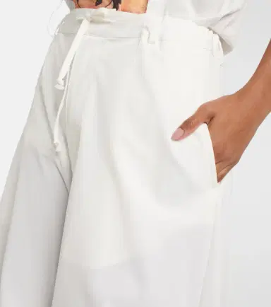 MM6 MAISON MARGIELA High-rise twill wide-leg pants | Thumbnail 2 MM6 MAISON MARGIELA High-rise twill wide-leg pants | Thumbnail 2