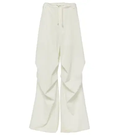 MM6 MAISON MARGIELA High-rise twill wide-leg pants | Thumbnail 1 MM6 MAISON MARGIELA High-rise twill wide-leg pants | Thumbnail 1