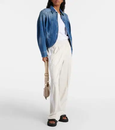 Isabel Marant Roldy cotton-blend jersey sweatpants | Thumbnail 2 Isabel Marant Roldy cotton-blend jersey sweatpants | Thumbnail 2