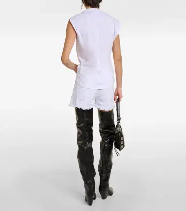 Isabel Marant Nayda cotton jersey T-shirt | Thumbnail 3 Isabel Marant Nayda cotton jersey T-shirt | Thumbnail 3