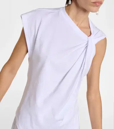 Isabel Marant Nayda cotton jersey T-shirt | Thumbnail 4 Isabel Marant Nayda cotton jersey T-shirt | Thumbnail 4