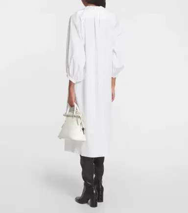 MM6 MAISON MARGIELA Cotton poplin midi dress | Thumbnail 4 MM6 MAISON MARGIELA Cotton poplin midi dress | Thumbnail 4
