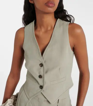 Brunello Cucinelli Single-breasted vest | Thumbnail 4 Brunello Cucinelli Single-breasted vest | Thumbnail 4