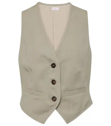 Brunello Cucinelli Single-breasted vest | Thumbnail 1 Brunello Cucinelli Single-breasted vest | Thumbnail 1