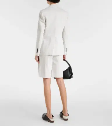 Brunello Cucinelli Cotton and linen blazer | Thumbnail 2 Brunello Cucinelli Cotton and linen blazer | Thumbnail 2