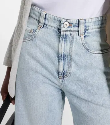 Brunello Cucinelli High-rise wide-leg jeans | Thumbnail 2 Brunello Cucinelli High-rise wide-leg jeans | Thumbnail 2