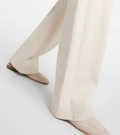 Brunello Cucinelli Garment-dyed wide-leg jeans | Thumbnail 3 Brunello Cucinelli Garment-dyed wide-leg jeans | Thumbnail 3