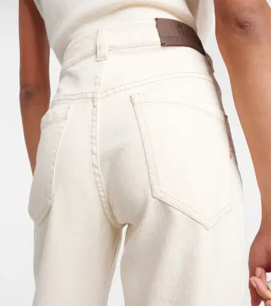 Brunello Cucinelli Garment-dyed wide-leg jeans | Thumbnail 5 Brunello Cucinelli Garment-dyed wide-leg jeans | Thumbnail 5