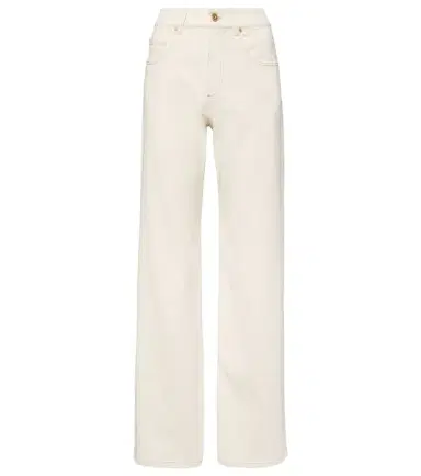 Brunello Cucinelli Garment-dyed wide-leg jeans | Thumbnail 1 Brunello Cucinelli Garment-dyed wide-leg jeans | Thumbnail 1