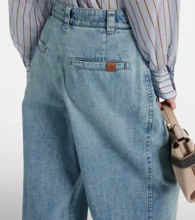 Brunello Cucinelli High-rise wide-leg jeans | Thumbnail 3 Brunello Cucinelli High-rise wide-leg jeans | Thumbnail 3