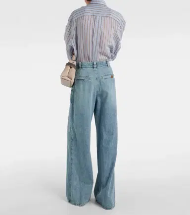 Brunello Cucinelli High-rise wide-leg jeans | Thumbnail 5 Brunello Cucinelli High-rise wide-leg jeans | Thumbnail 5