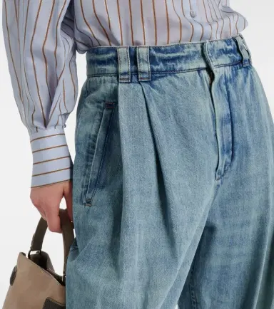 Brunello Cucinelli High-rise wide-leg jeans | Thumbnail 7 Brunello Cucinelli High-rise wide-leg jeans | Thumbnail 7