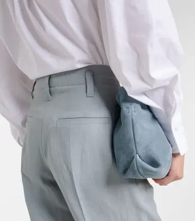 Brunello Cucinelli High-rise straight pants | Thumbnail 6 Brunello Cucinelli High-rise straight pants | Thumbnail 6