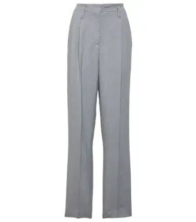 Brunello Cucinelli High-rise straight pants | Thumbnail 1 Brunello Cucinelli High-rise straight pants | Thumbnail 1