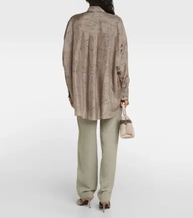 Brunello Cucinelli Silk shirt | Thumbnail 4 Brunello Cucinelli Silk shirt | Thumbnail 4