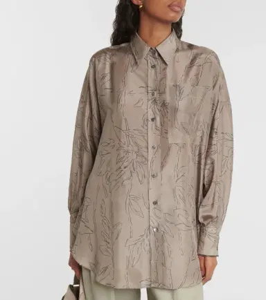 Brunello Cucinelli Silk shirt | Thumbnail 5 Brunello Cucinelli Silk shirt | Thumbnail 5