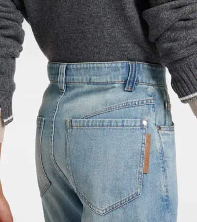 Brunello Cucinelli High-rise wide-leg jeans | Thumbnail 3 Brunello Cucinelli High-rise wide-leg jeans | Thumbnail 3