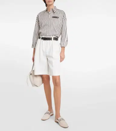 Brunello Cucinelli Twill shorts | Thumbnail 5 Brunello Cucinelli Twill shorts | Thumbnail 5