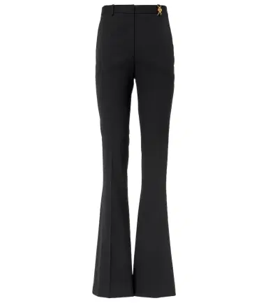 Versace High-rise wool-blend flared pants | Thumbnail 1 Versace High-rise wool-blend flared pants | Thumbnail 1