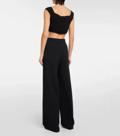 Joseph Alane high-rise cady wide-leg pants | Thumbnail 2 Joseph Alane high-rise cady wide-leg pants | Thumbnail 2
