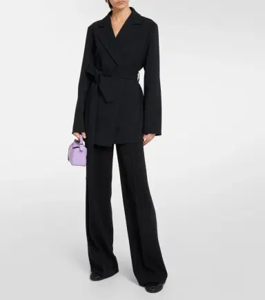 Joseph Alane high-rise cady wide-leg pants | Thumbnail 6 Joseph Alane high-rise cady wide-leg pants | Thumbnail 6