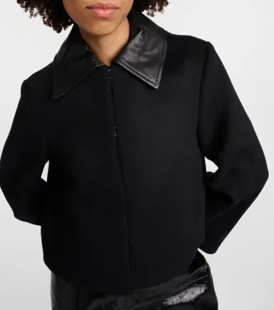 Proenza Schouler Cropped wool-blend jacket | Thumbnail 4 Proenza Schouler Cropped wool-blend jacket | Thumbnail 4