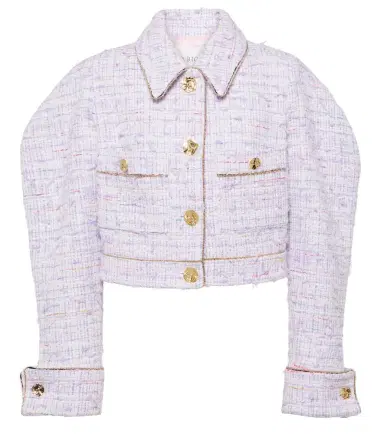 Nina Ricci Cropped cotton-blend tweed jacket | Thumbnail 1 Nina Ricci Cropped cotton-blend tweed jacket | Thumbnail 1