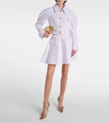 Nina Ricci High-rise cotton-blend tweed miniskirt | Thumbnail 2 Nina Ricci High-rise cotton-blend tweed miniskirt | Thumbnail 2