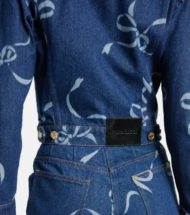 Nina Ricci Printed denim jacket | Thumbnail 2 Nina Ricci Printed denim jacket | Thumbnail 2