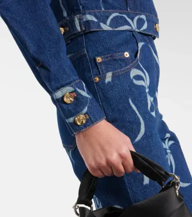 Nina Ricci Printed denim jacket | Thumbnail 5 Nina Ricci Printed denim jacket | Thumbnail 5