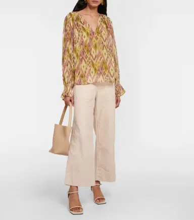 Velvet Mya cropped cotton wide-leg pants | Thumbnail 3 Velvet Mya cropped cotton wide-leg pants | Thumbnail 3