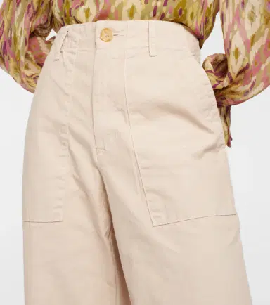 Velvet Mya cropped cotton wide-leg pants | Thumbnail 4 Velvet Mya cropped cotton wide-leg pants | Thumbnail 4