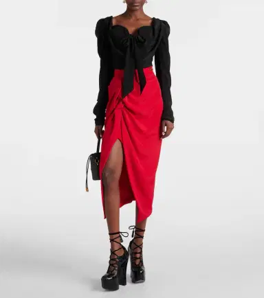 Vivienne Westwood Tie-detail silk top | Thumbnail 4 Vivienne Westwood Tie-detail silk top | Thumbnail 4