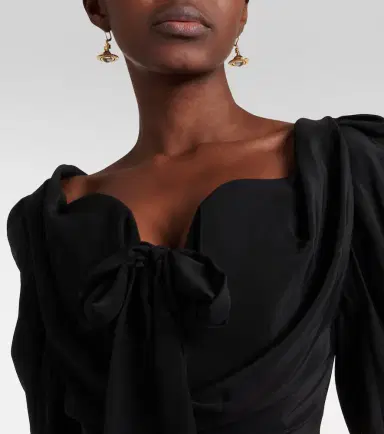 Vivienne Westwood Tie-detail silk top | Thumbnail 6 Vivienne Westwood Tie-detail silk top | Thumbnail 6