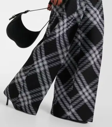 Burberry Checked wool wide-leg pants | Thumbnail 5 Burberry Checked wool wide-leg pants | Thumbnail 5