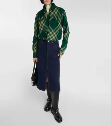 Burberry Checked wool shirt | Thumbnail 3 Burberry Checked wool shirt | Thumbnail 3