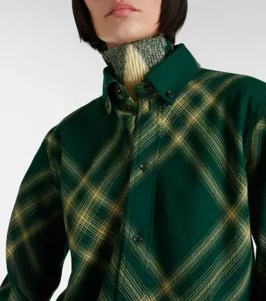 Burberry Checked wool shirt | Thumbnail 4 Burberry Checked wool shirt | Thumbnail 4